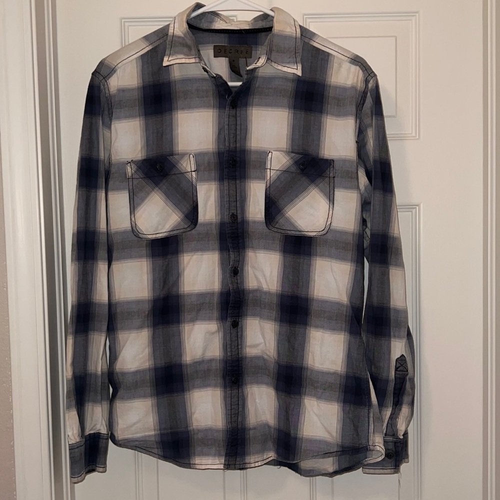 medium blue flannel
